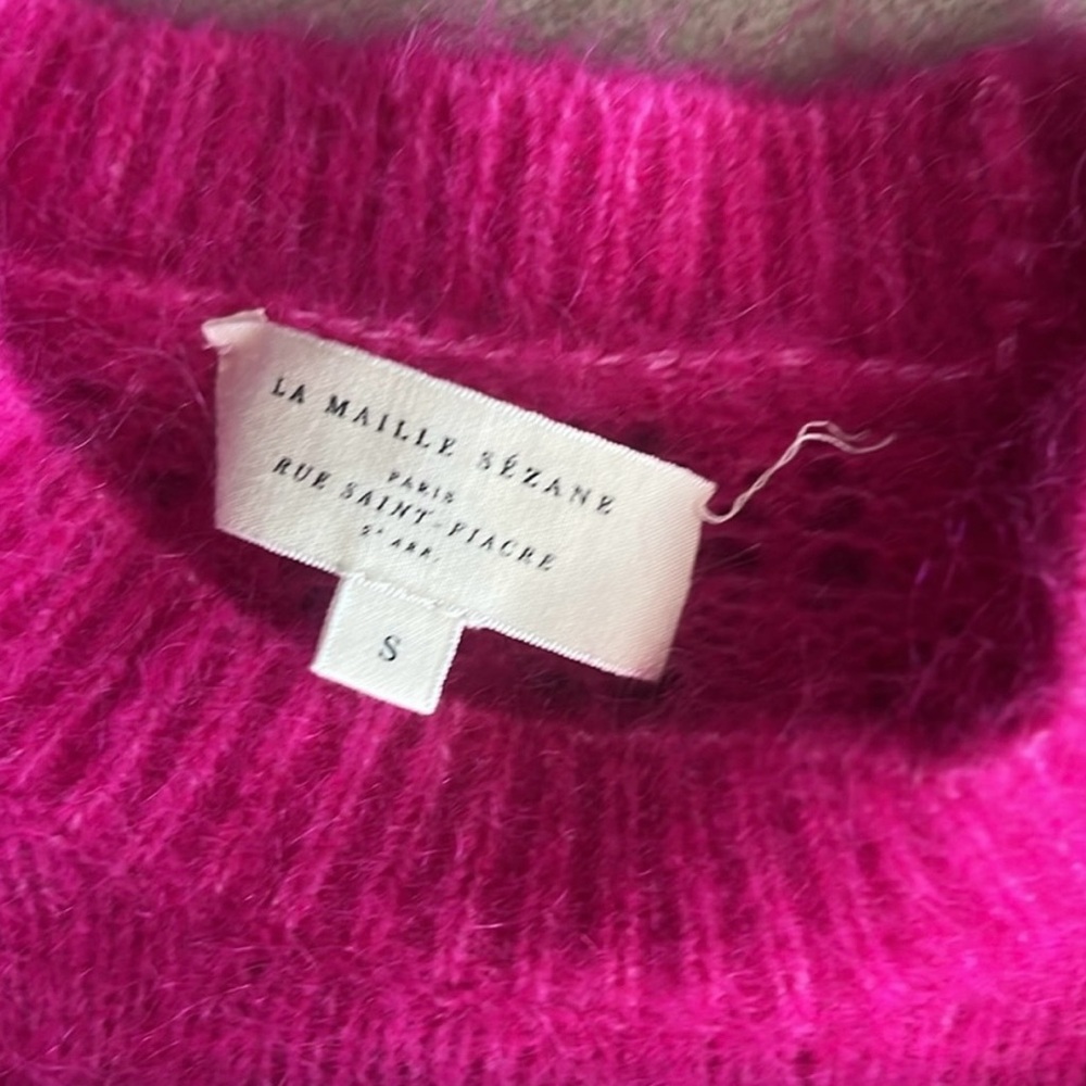 SEZANE COME JUMPER FUCHSIA - Picture 3 of 8
